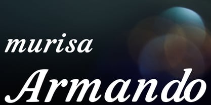 Murisa Armando Font Poster 1