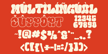 Line Gravity Font Poster 13
