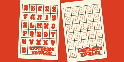 Line Gravity Font Poster 11