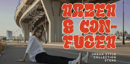 Line Gravity Font Poster 4