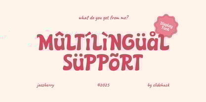 Jazzberry Font Poster 4