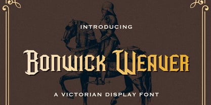 Bonwick Weaver Font Poster 1