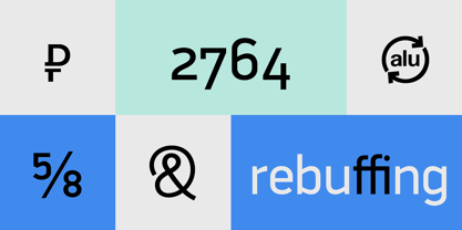 PF DIN Display Pro Font Poster 6