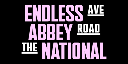 PF Venue Font Poster 7