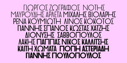 PF Venue Font Poster 12