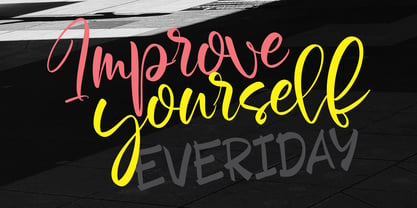 Fresh Tune Font Poster 7