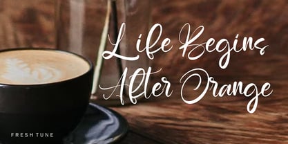 Fresh Tune Font Poster 3