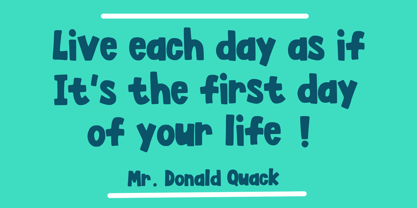 Chunky Joyful Font Poster 5