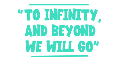 Chunky Joyful Font Poster 2