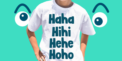 Chunky Joyful Font Poster 3