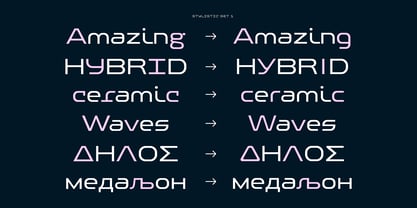 PF Baseline Pro Font Poster 7