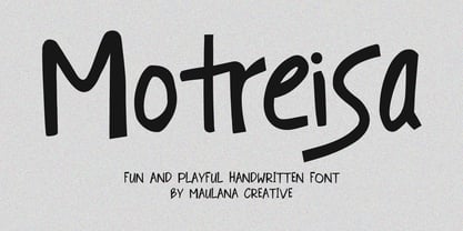 MC Motreisa Font Poster 1
