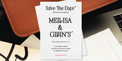 Cagront Serif Font Poster 3