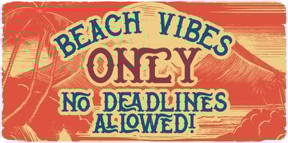 Aloheaven Font Poster 2