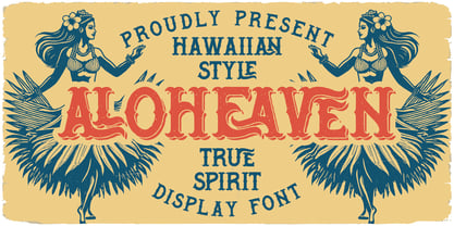 Aloheaven Font Poster 1