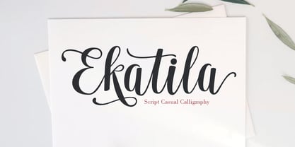 Ekatila Font Poster 1