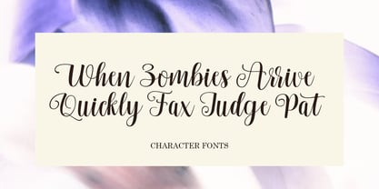 Ekatila Font Poster 9