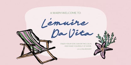 Mediana Script Font Poster 2