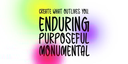 Build Legacy Font Poster 2