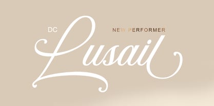 DC Lusail Font Poster 1