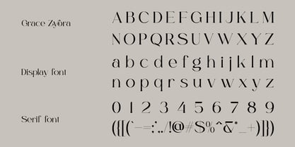 Grace Zyora Font Poster 12