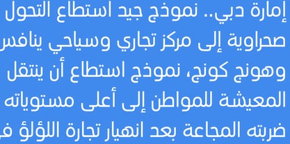 PF DIN Text Arabic Font Poster 11