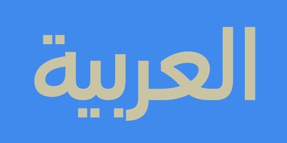 PF DIN Text Arabic Font Poster 1