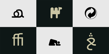 PF DIN Text Arabic Font Poster 9