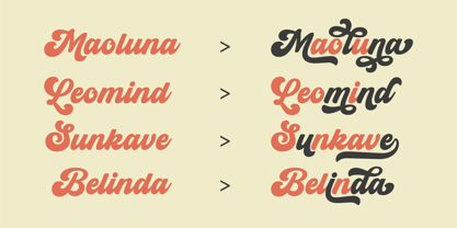 Headmain Script Font Poster 8