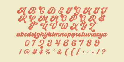 Headmain Script Font Poster 9