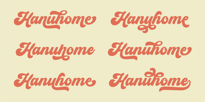 Headmain Script Font Poster 10