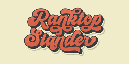 Headmain Script Font Poster 2