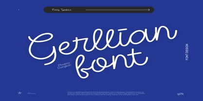Gerllian Font Poster 6
