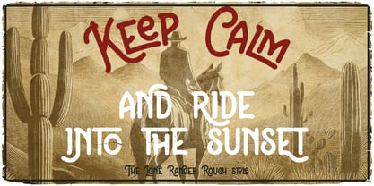 The Lone Ranger Font Poster 2