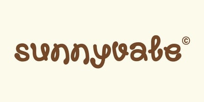 Sunnyvale Font Poster 1