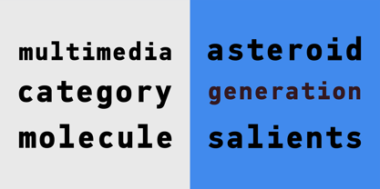 PF DIN Mono Font Poster 4