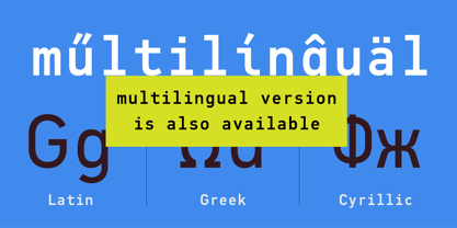 PF DIN Mono Font Poster 10