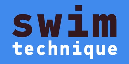 PF DIN Mono Font Poster 1