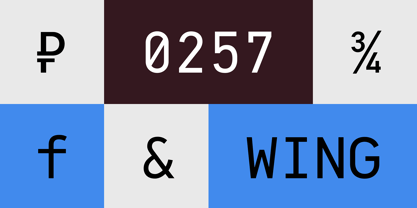 PF DIN Mono Font Poster 8