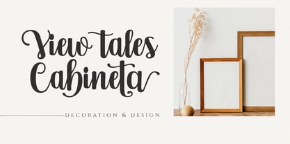 Vebita Font Poster 8