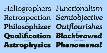 PF Bague Slab Pro Font Poster 7