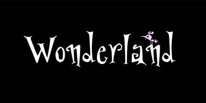 PF Wonderland Pro Font Poster 2