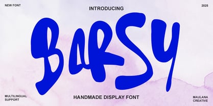 MC Barsy Font Poster 1