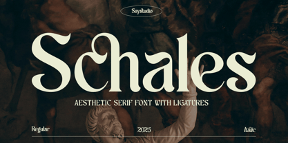 Schales Font Poster 1