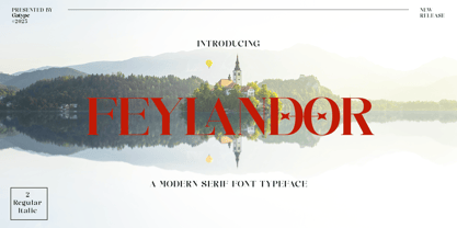 Feylandor Font Poster 1