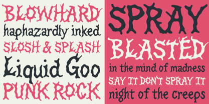 Blowsplat Font Poster 3