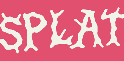 Blowsplat Font Poster 6