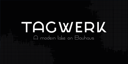 Tagwerk Font Poster 2