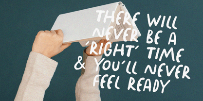 Rindu Hujan Font Poster 3