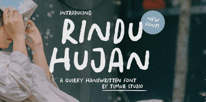 Rindu Hujan Font Poster 1